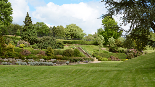 Ornamental garden at Calverley Grounds, Tunbridge Wells.