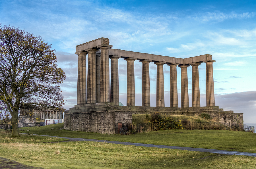 The National Monument of Scotland.