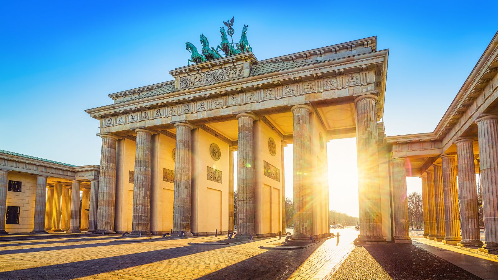 Brandenburg Gate in Berlin, Germany.