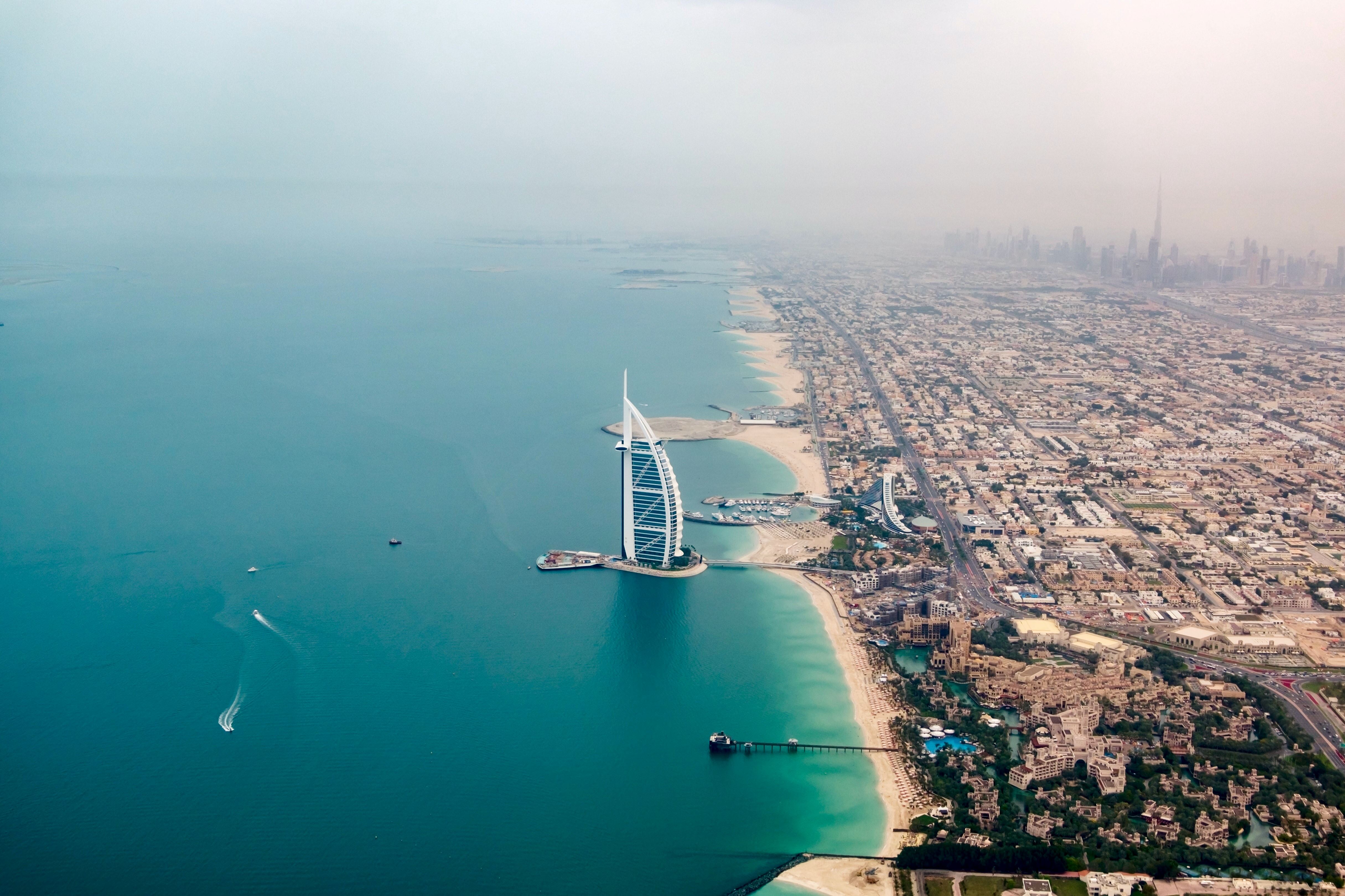 Dubai coastline