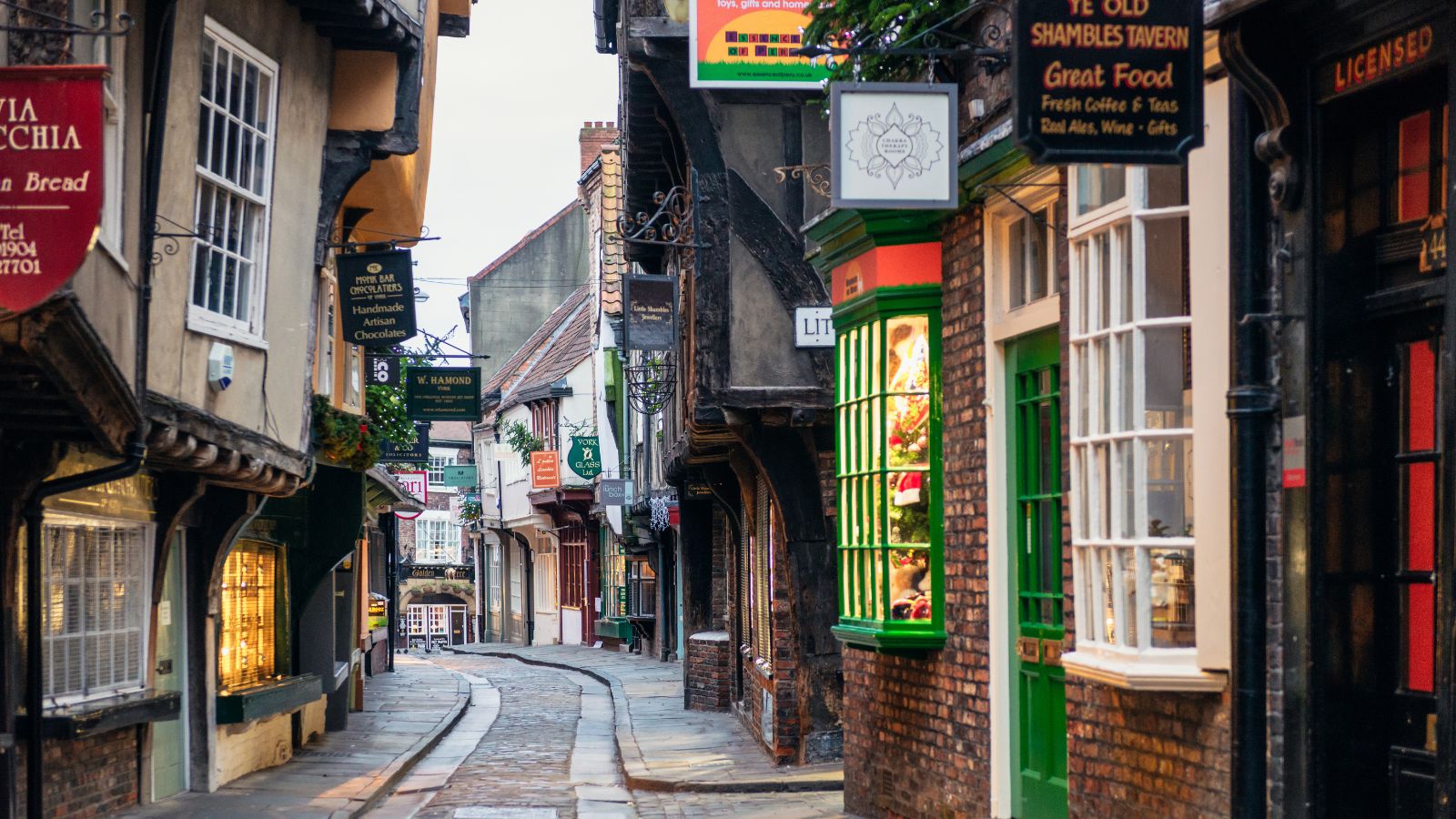 View of The Shambles, York.