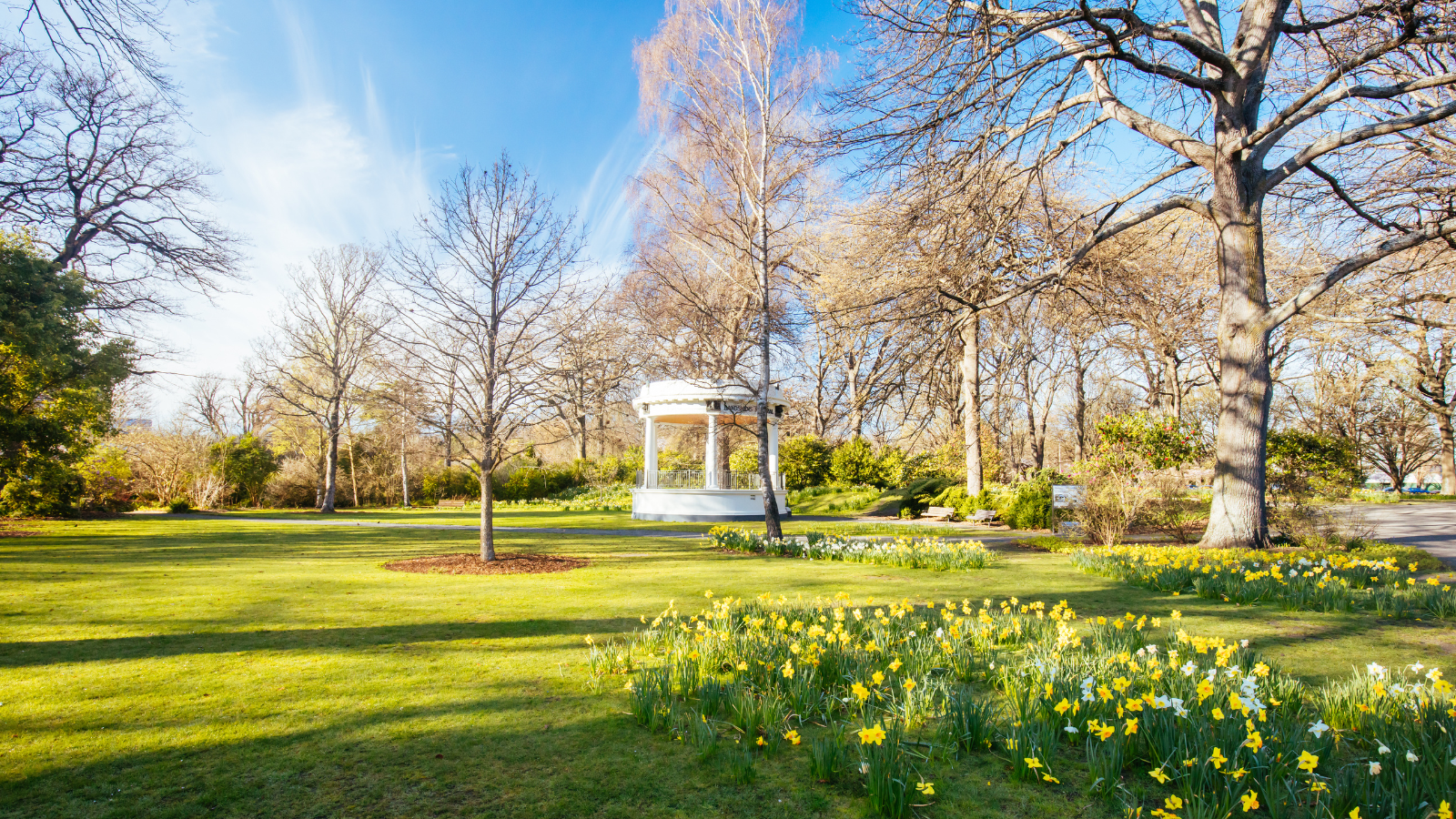 Christchurch Botanic Gardens in New Zealand