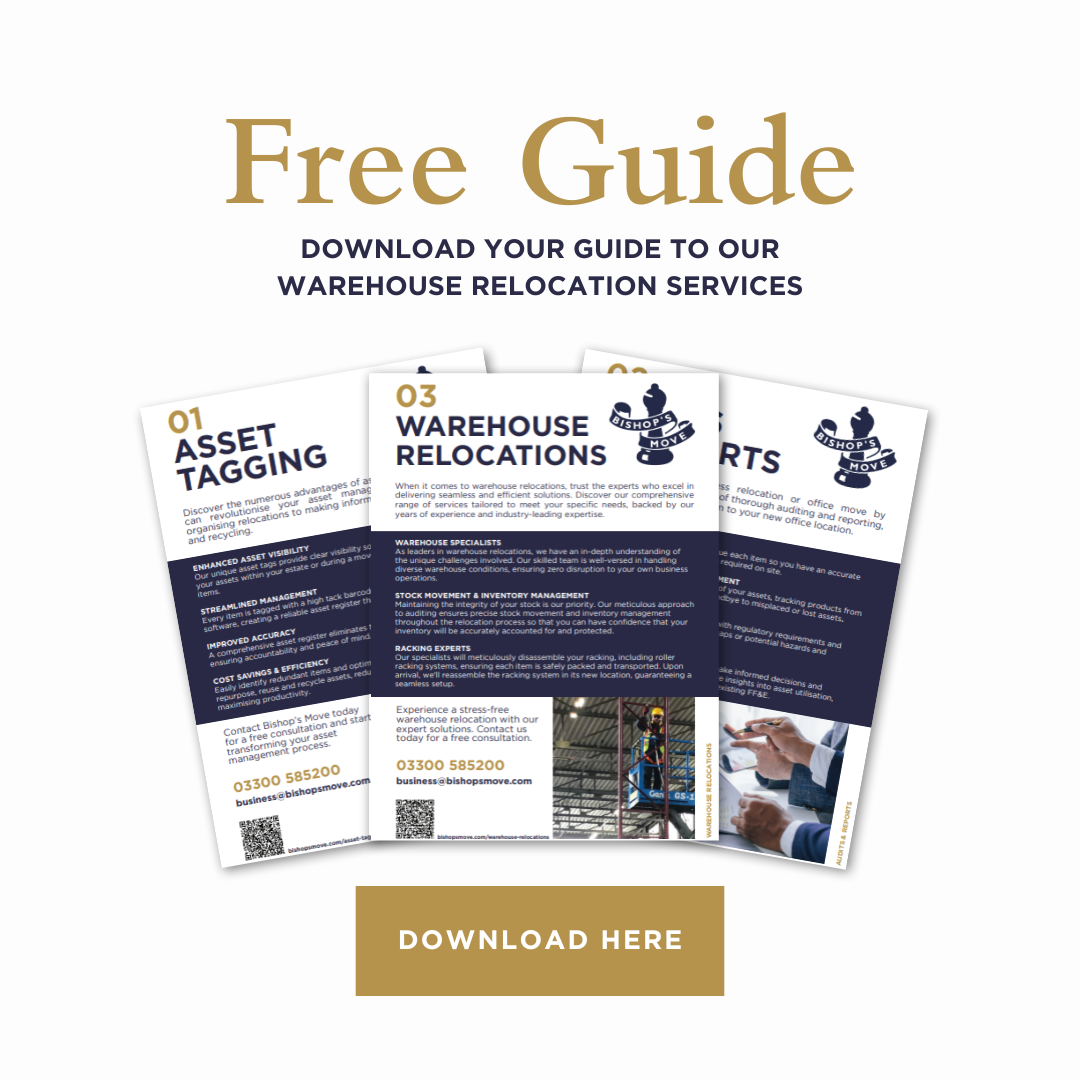 Download your free guide to our Warehouse Relocation Services