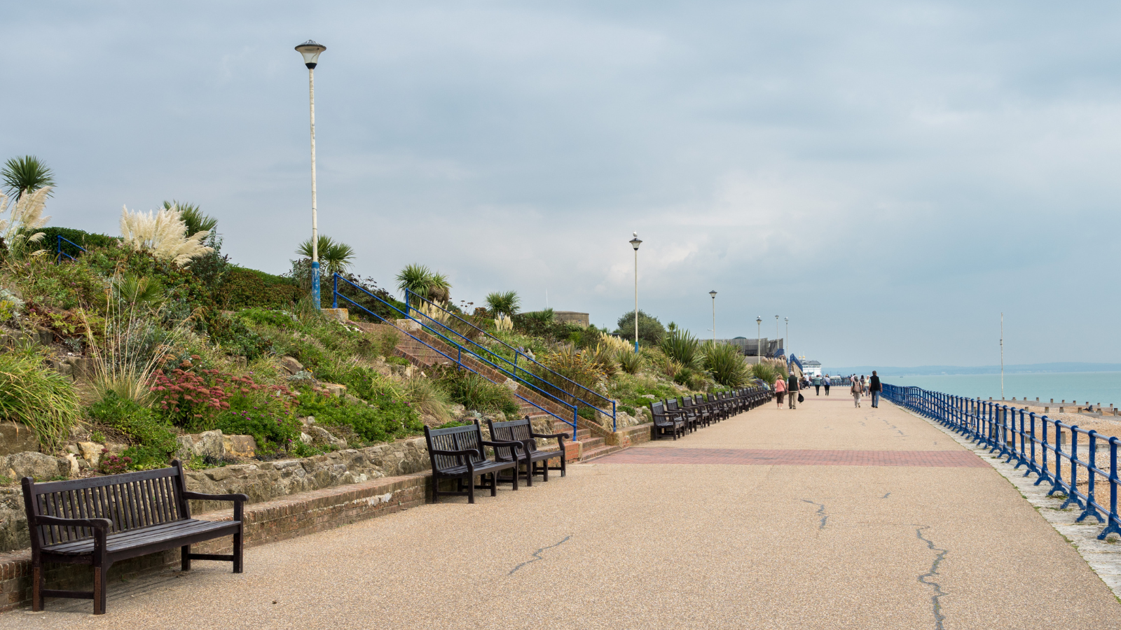 The promenade at Eastbourne.