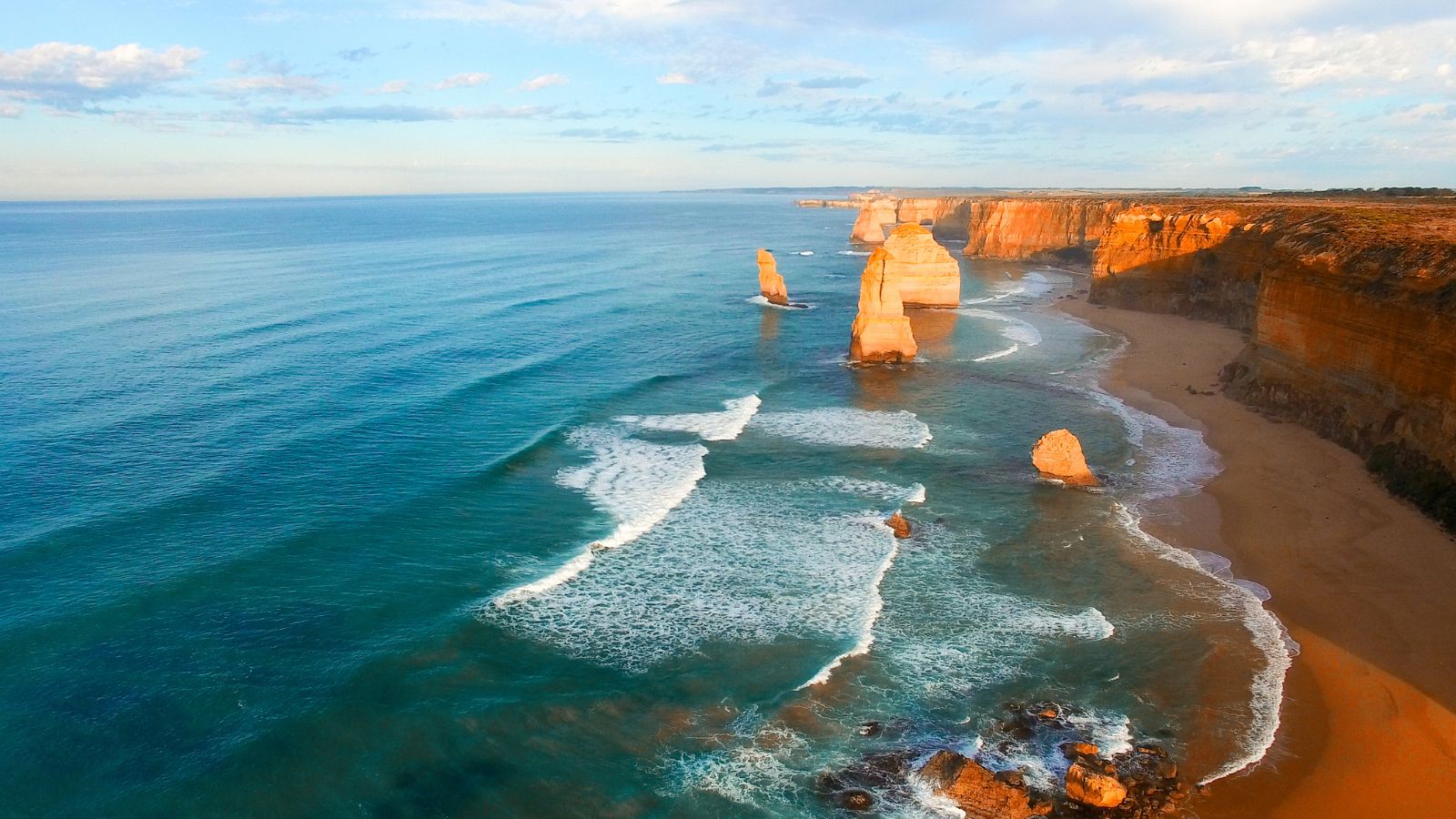 The Great Ocean Road coastline in Australia