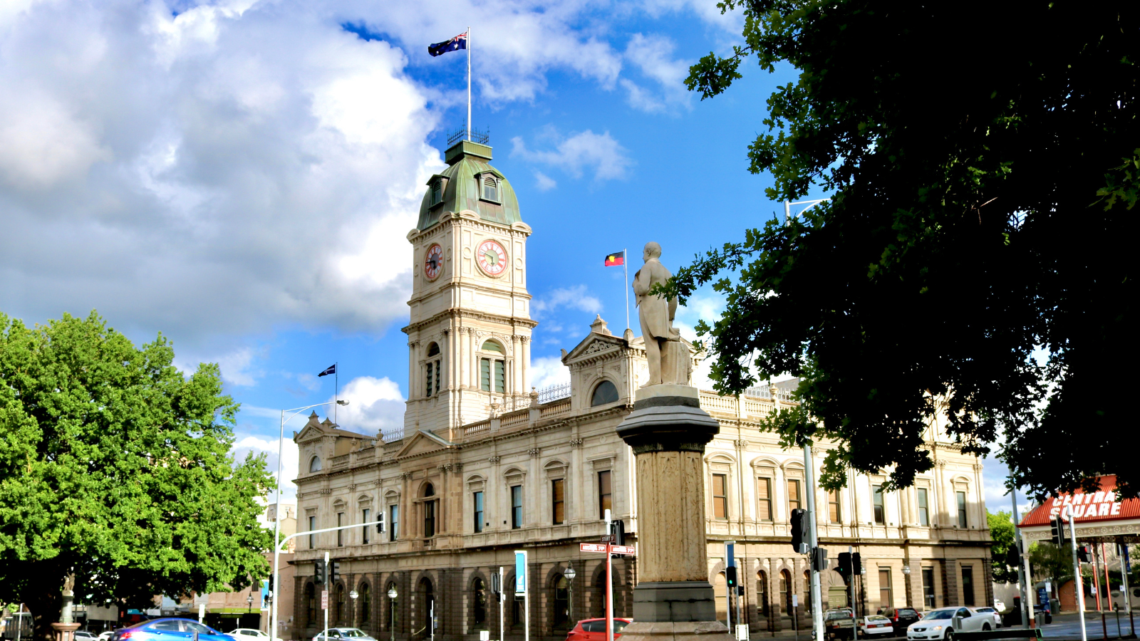 A public library in Lismore, Australia.